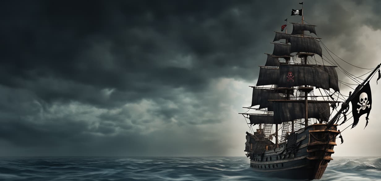 Ship on the high seas
